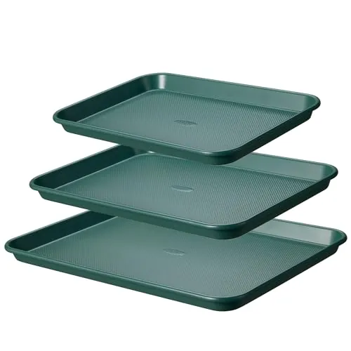 CAROTE Nonstick Baking Pan 3-Pc Set (13x9", 15x10", 17x12")