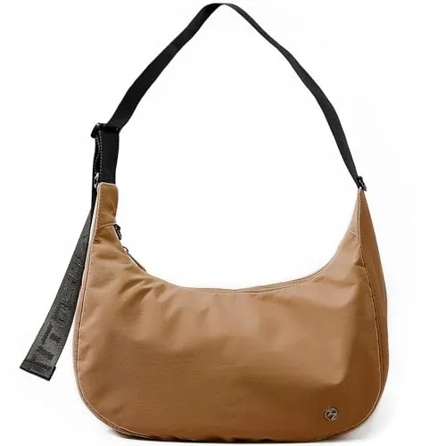 Titosha Medium Nylon Crescent Crossbody Bag