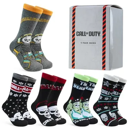 5-Pack Call of Duty Socks for Men