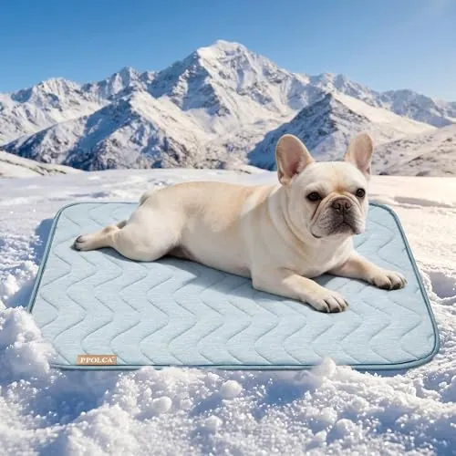 PPOLCA Waterproof Cooling Mat for Small Dogs 18x24