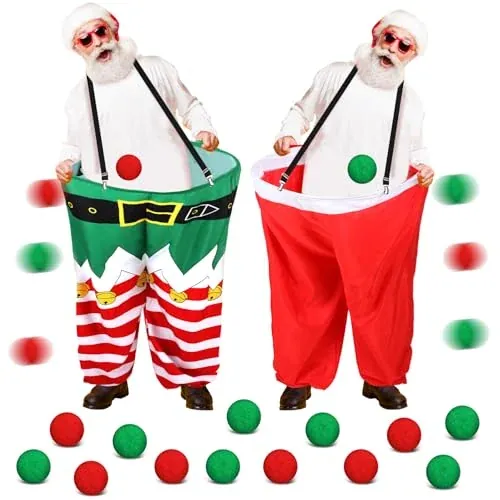 Santa Granny Pants Snowball Fight Game