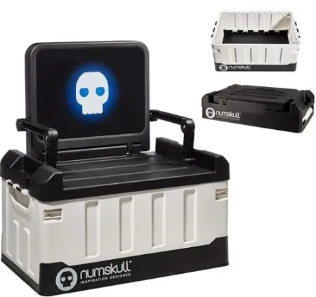 Numskull PS5-Inspired 2-in-1 Toy Storage Box & Folding Chair