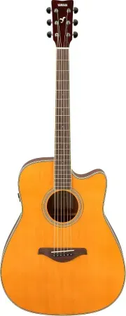 Yamaha FGC-TA Dreadnought F-Cutaway TransAcoustic Guitar
