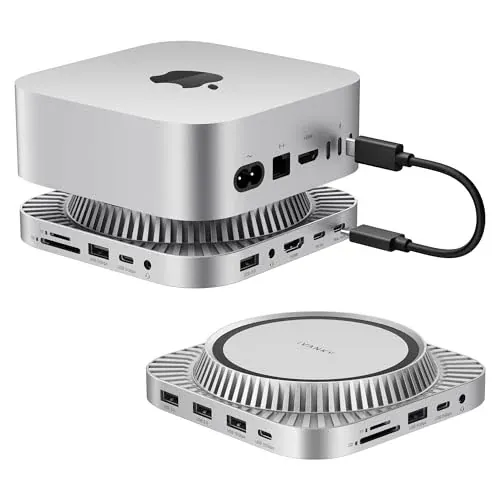 iVANKY 13-in-1 Mac Mini Docking Station w/ M.2 SSD NVMe Enclosure
