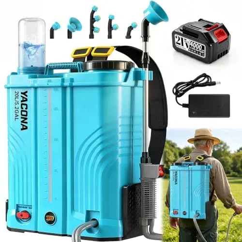 Backpack Sprayer Battery Powered 5 Gallon