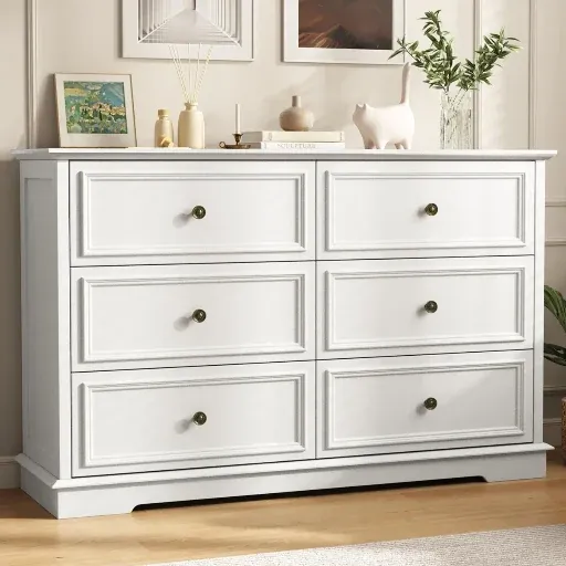 Valera 47.2" 6-Drawer Double Dresser