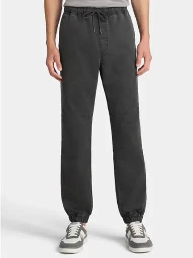 No Boundaries Men's Twill Jogger Pants