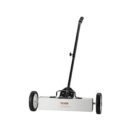 45-Lb VEVOR Rolling Magnetic Sweeper w/ Wheels