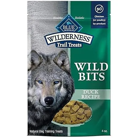 Select Amazon Accts: 4oz. Blue Buffalo Wilderness Wild Dog Treats (Duck/Chicken)