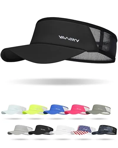 YANIKY UPF 50+ Adjustable Sun Visor Hat
