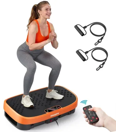 Anqdy Vibration Plate Exercise Machine with 450lb Capacity