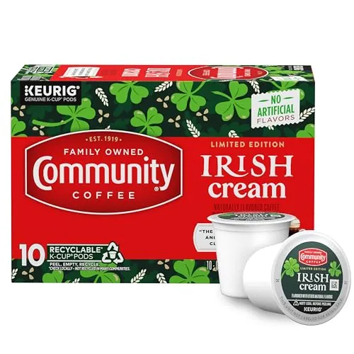 Community Coffee Irish Cream K-Cup Pods 10-Count