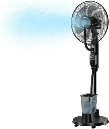 Etunsia 35dB Oscillating Misting Standing Fan
