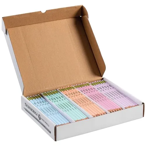Ticonderoga Wood-Cased Pre-Sharpened Pencils 150-Count – Pastel