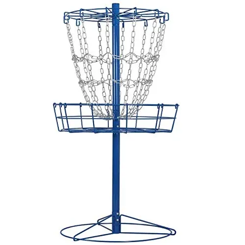 Yaheetech 12-Chain Portable Outdoor Steel Disc Golf Basket
