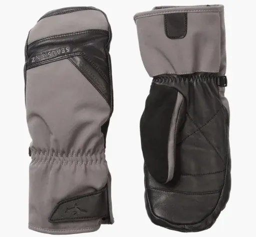 Sealskinz Swaffham Waterproof Insulated Mittens (Grey/Black)