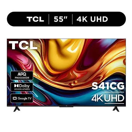 55" TCL 55S41CG 4K UHD LED 60 Hz Smart Google TV