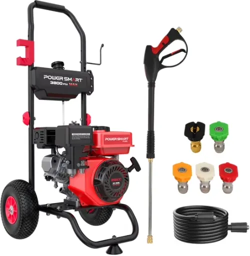 PowerSmart 3800 PSI 2.5 GPM Gas Pressure Washer w/ 212cc OHV Engine