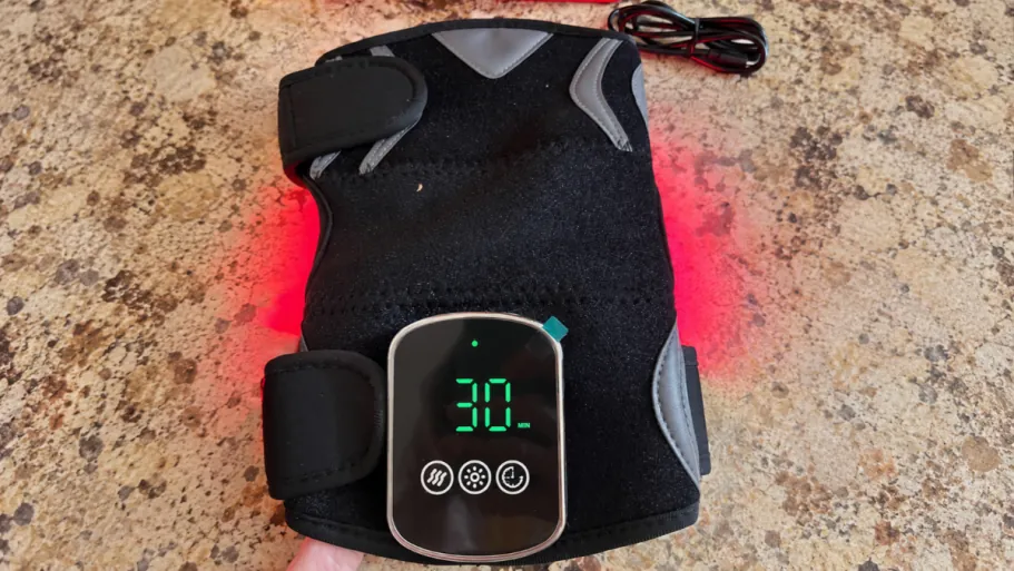 FlaoAito Cordless Red Light Therapy Knee Massager
