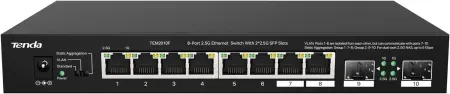 Tenda 8-Port Unmanaged Ethernet Switch w/ 8x 2.5G GE/2x 2.5G SFP & NAS Support