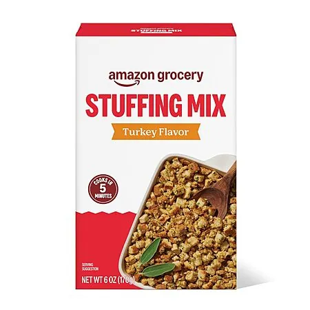 6-Oz Amazon Grocery Stuffing Mix (Turkey Flavor)