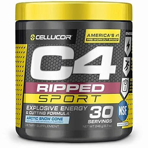 C4 Ripped Sport Pre Workout Powder 30 Servings
