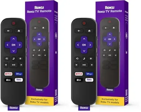 2-Pack Roku TV Remote Control (Official Manufacturer Product)