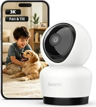 Swann 3K Indoor Pan Tilt WiFi Camera