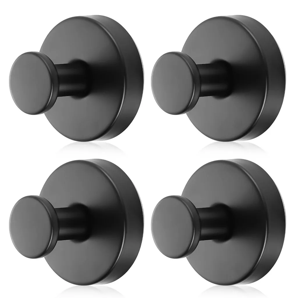 Stainless Steel Suction Cup Christmas Wreath Hangers 4-Pack