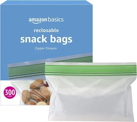 300-Count Amazon Basics Snack Storage Bags