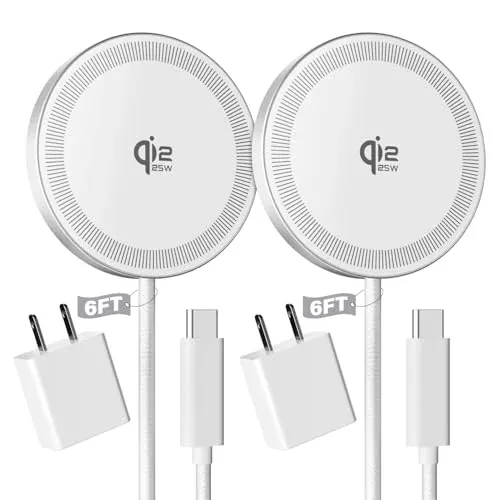 Magnetic Wireless Charger 25W 2-Pack