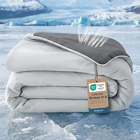 Prime Members: Bedsure Lightweight Double-Sided Cooling Comforter: Twin XL