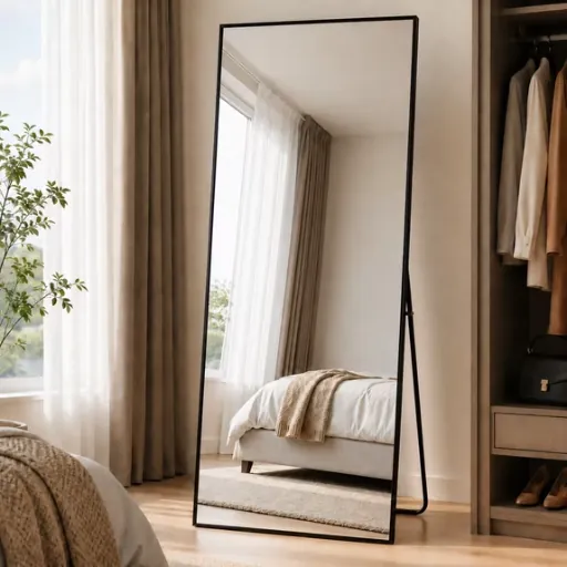 BEAUTYPEAK 64"x21" Full Length Mirror Rectangle