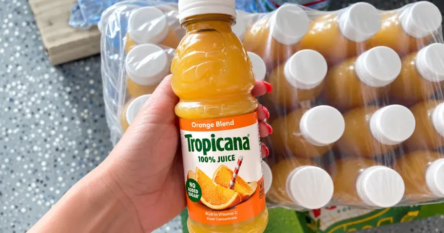 Tropicana Orange Juice Blend 10oz Bottles 24-Pack