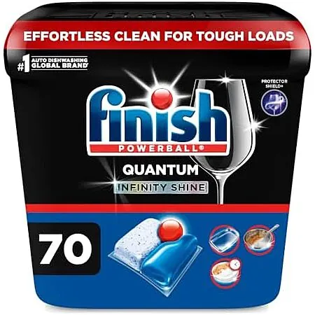 70-Ct Finish Quantum Infinity Shine Dishwasher Pods