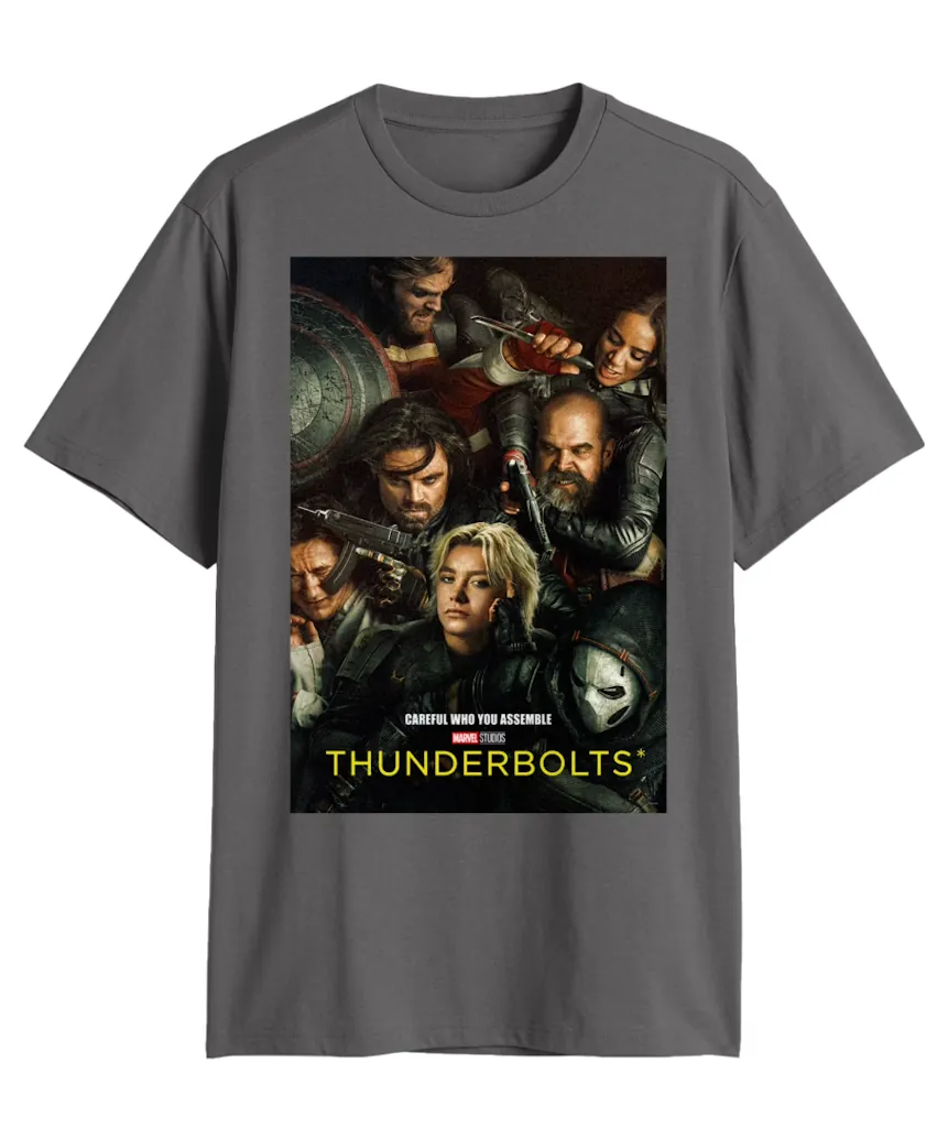 Thunderbolts Men's Group Poster Graphic Tee