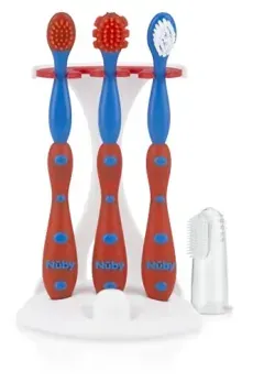 Nuby 4 Stage Oral Care Set System (Ages 0+ months)
