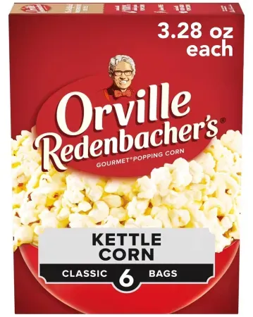 12-Pack 3.3oz Orville Redenbacher's Microwave Popcorn (Kettle)
