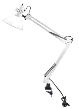 Bostitch Office Swing Arm Desk Lamp w/ Clamp Mount, 36" Reach