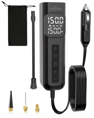 HYVOHEX Tire Inflator 150 PSI 12V DC Portable Air Compressor