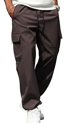 Men’s Stretch Elastic Drawstring Joggers