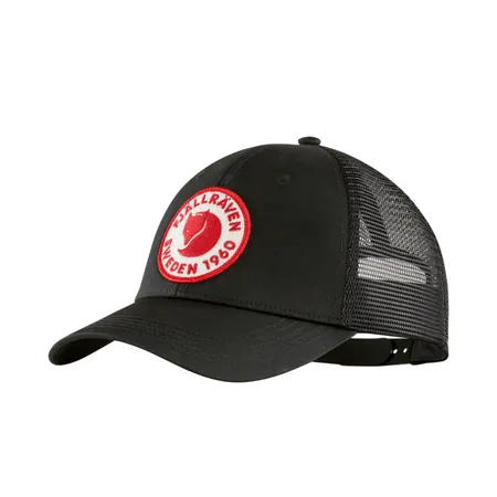 Fjallraven 1960 Logo Langtradarkeps Trucker Hat (Size S/M, Brown or Black)