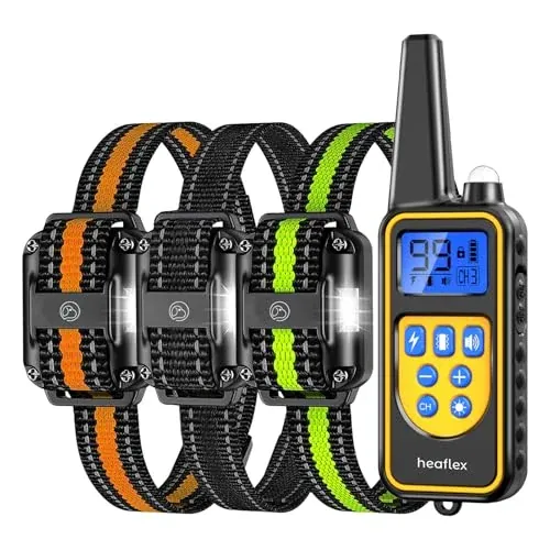 Heaflex Dog Training Electric Collar, IPX8 Waterproof 3300FT