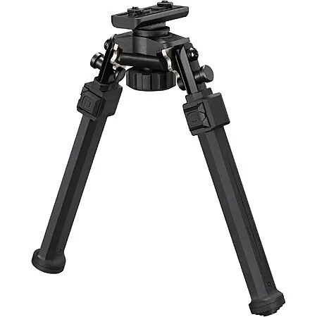 MidTen Outdoor Adjustable Bipod & Compatible w/ M-Rail Biopod (Black)