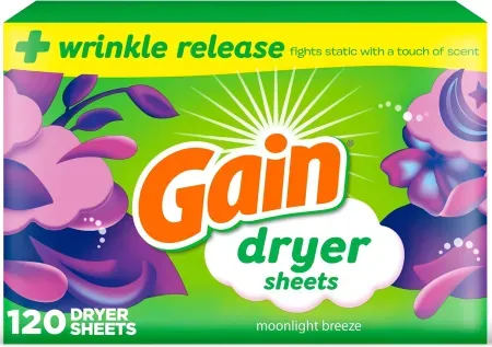 4x 120-Count Gain Fabric Softener Dryer Sheets