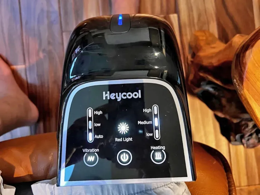 Cordless Red Light Heated Knee Massager
