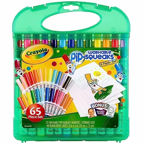 Crayola Pip-Squeaks Washable Marker Set (65ct)