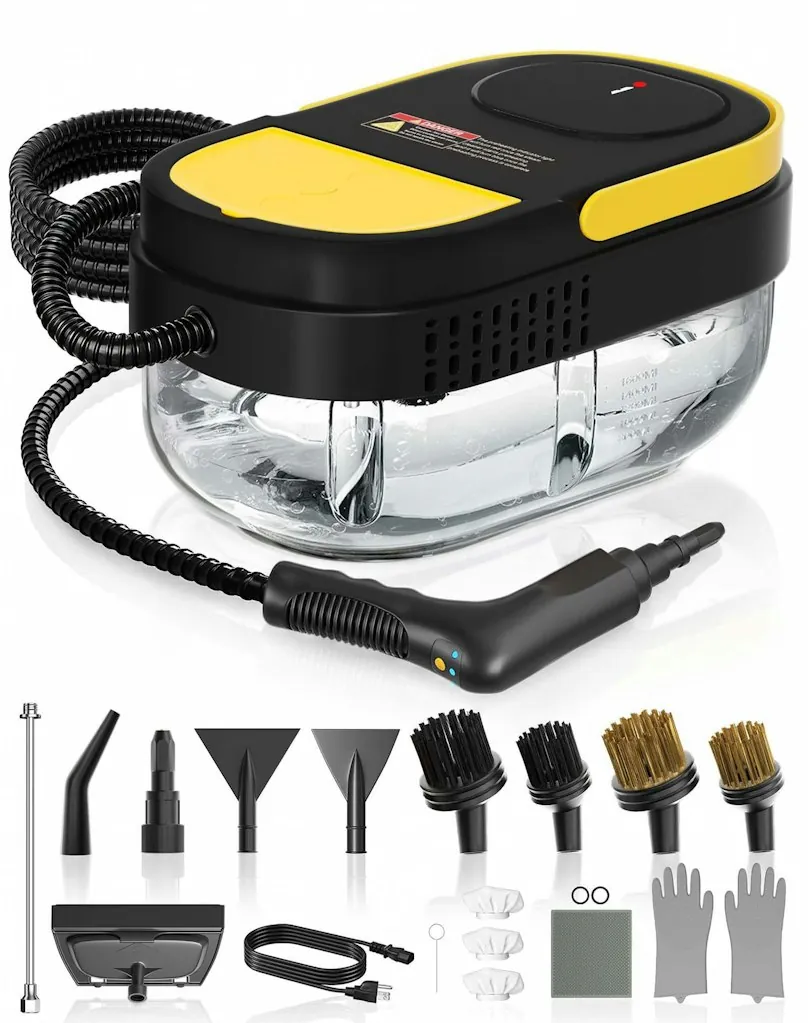 Gautye G1 Handheld Steam Cleaner w/ 15 Accessories