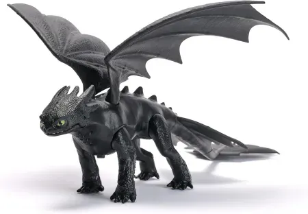 DreamWorks Dragons Plasma Sounds Night Fury Action Figure Dragon Toy
