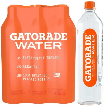 6-Pack Gatorade Purified Electrolyte Water (1L Bottles) + $3 Walmart Cash